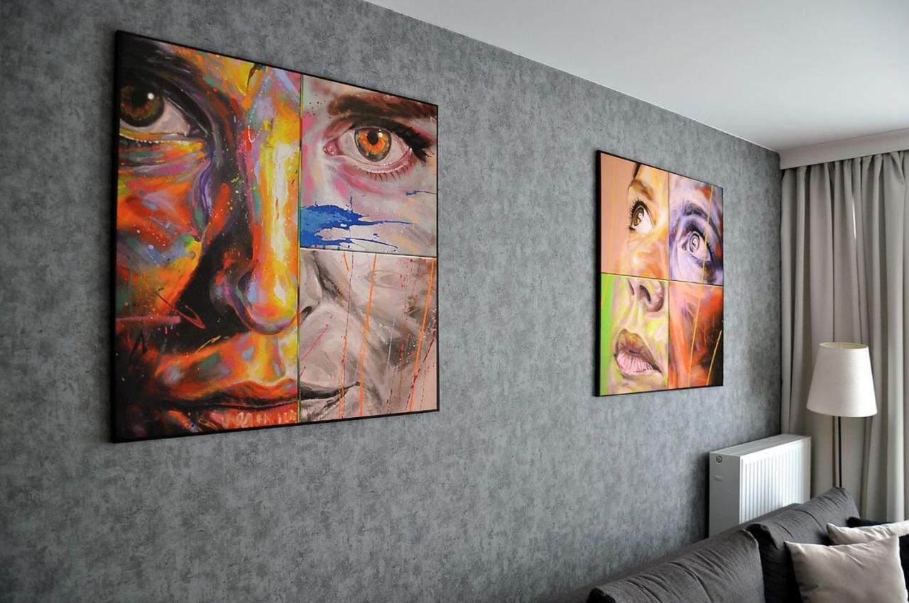 Q Apart Gold- Klimatyzowany 3 Pokojowy Apartament Przy Manufakturze Z Garazem Gratis, Fv Łódź Esterno foto