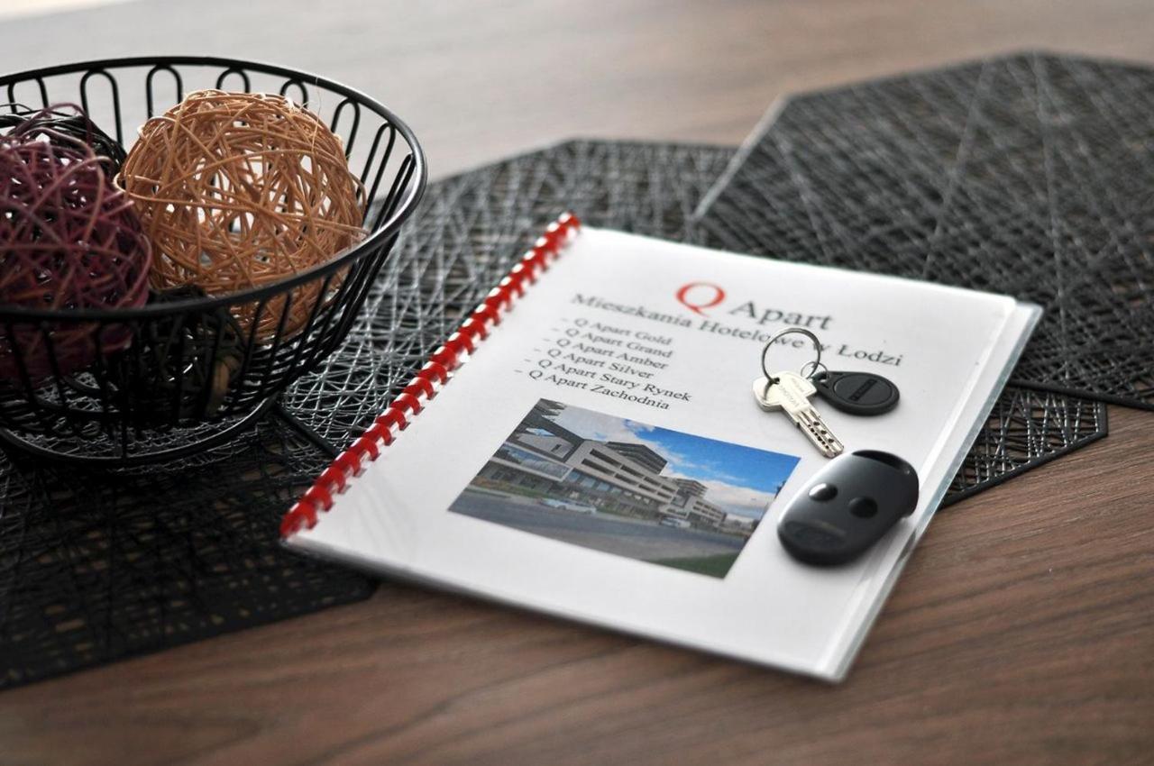 Q Apart Gold- Klimatyzowany 3 Pokojowy Apartament Przy Manufakturze Z Garazem Gratis, Fv Łódź Esterno foto