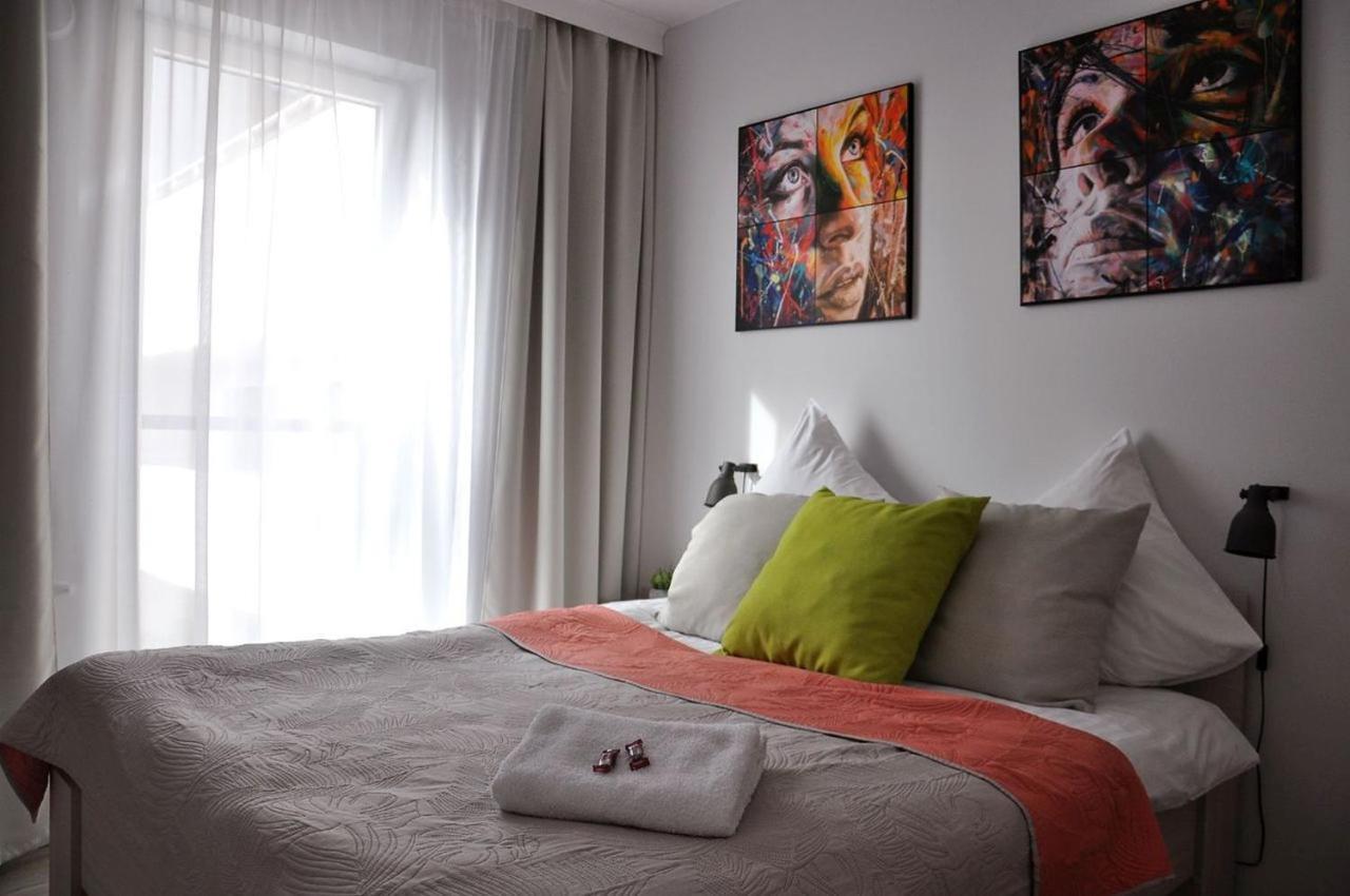 Q Apart Gold- Klimatyzowany 3 Pokojowy Apartament Przy Manufakturze Z Garazem Gratis, Fv Łódź Esterno foto