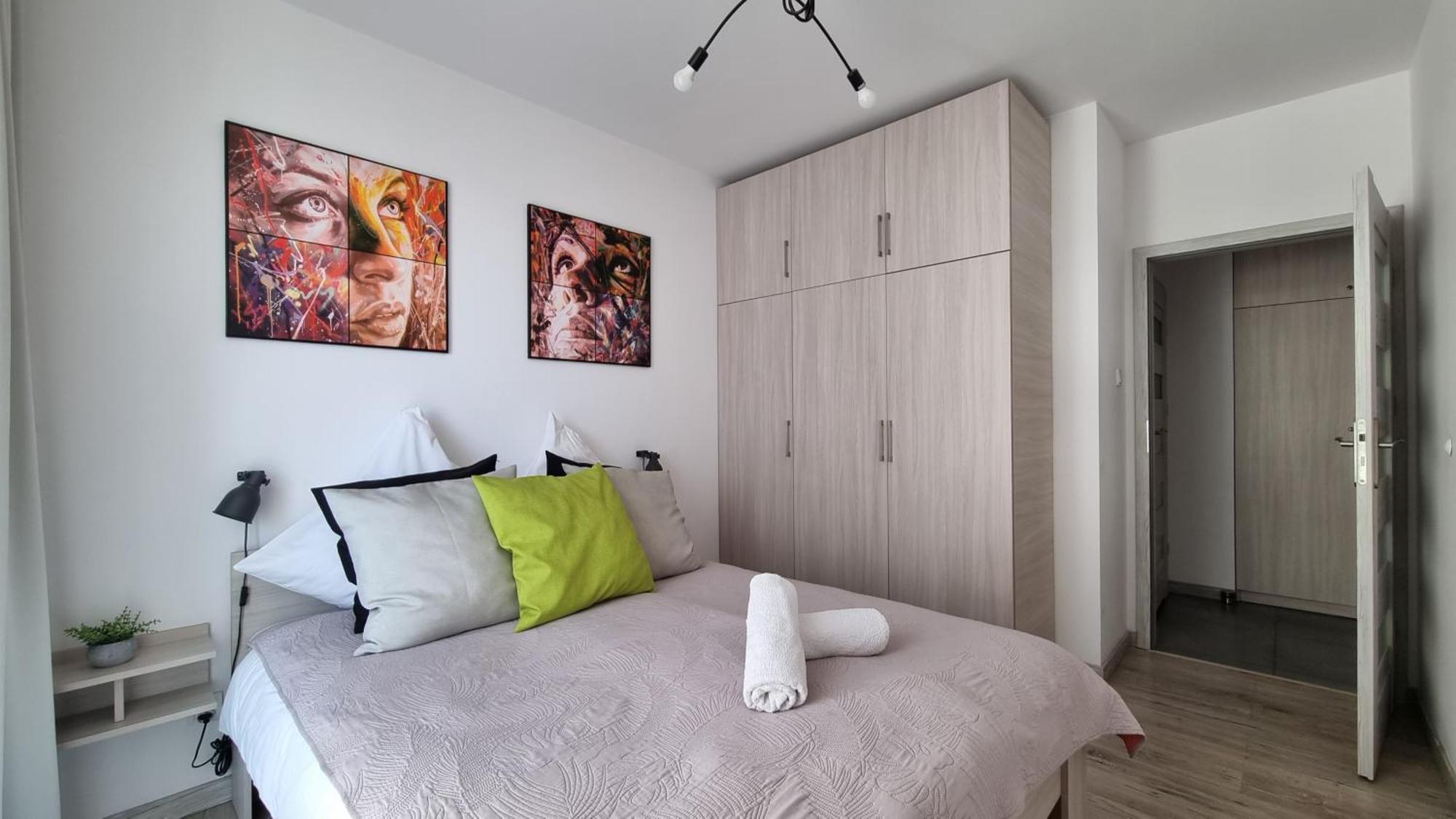 Q Apart Gold- Klimatyzowany 3 Pokojowy Apartament Przy Manufakturze Z Garazem Gratis, Fv Łódź Esterno foto