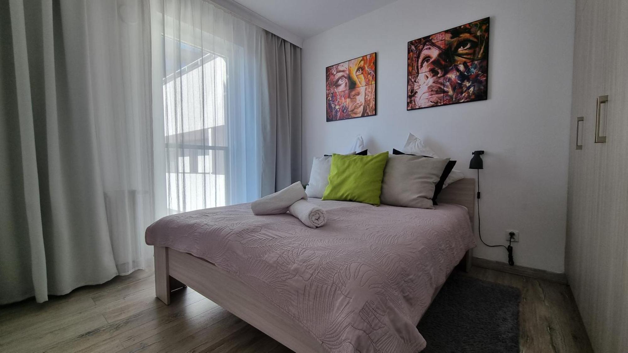 Q Apart Gold- Klimatyzowany 3 Pokojowy Apartament Przy Manufakturze Z Garazem Gratis, Fv Łódź Esterno foto
